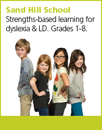 Sand Hill School: Strengths-based learning for dyslexia and learning differences (LD).