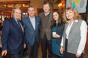 Tad Taube, Robert Keller, John Kriewall, Mary Katherine Flanigan, Betsy Haehl at the Children's Health Council Breakfast