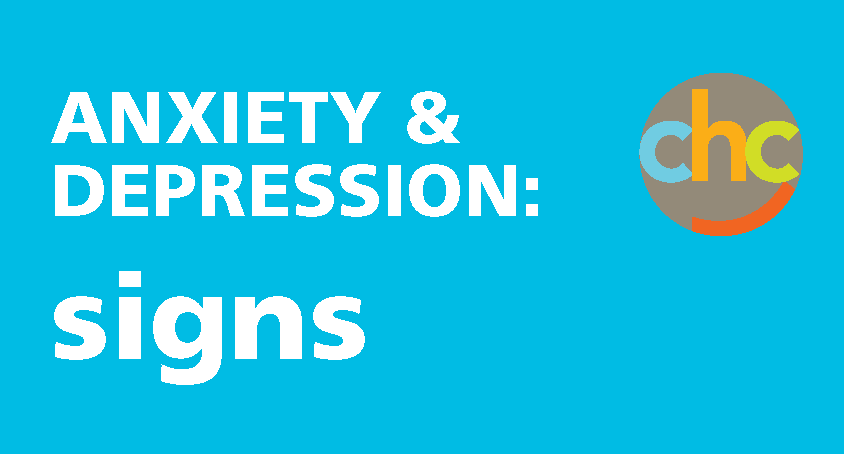 igns of anxiety and depression