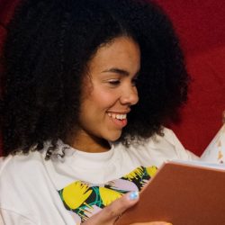 teen female with book 1059