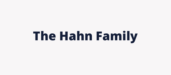 The Hahn Family