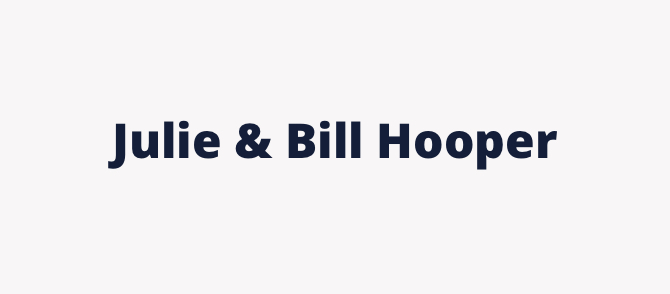 Julie & Bill Hooper