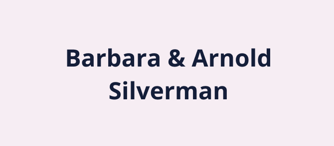Barbara & Arnold Silverman