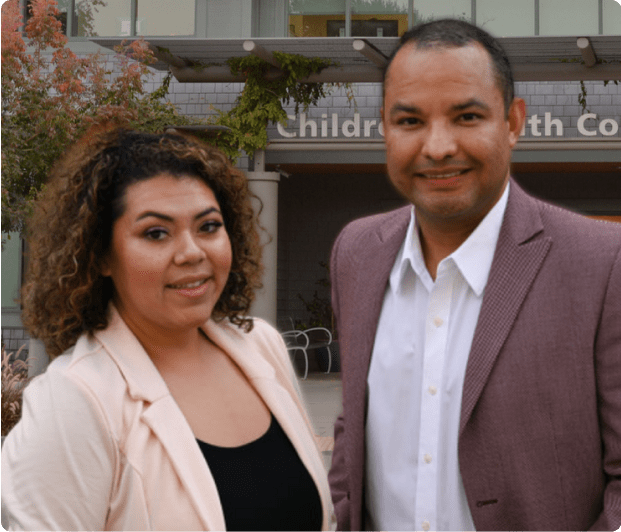 Ámbar Sandoval and Divier Wallace, CHC Ravenswood community family partners