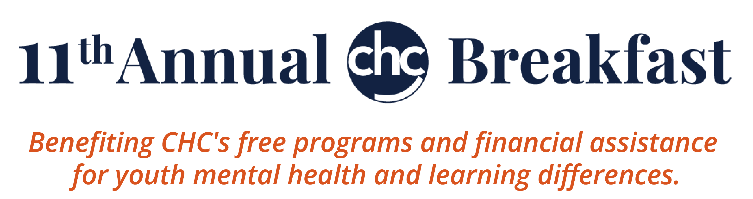 11th Annual CHC Breakfast logo